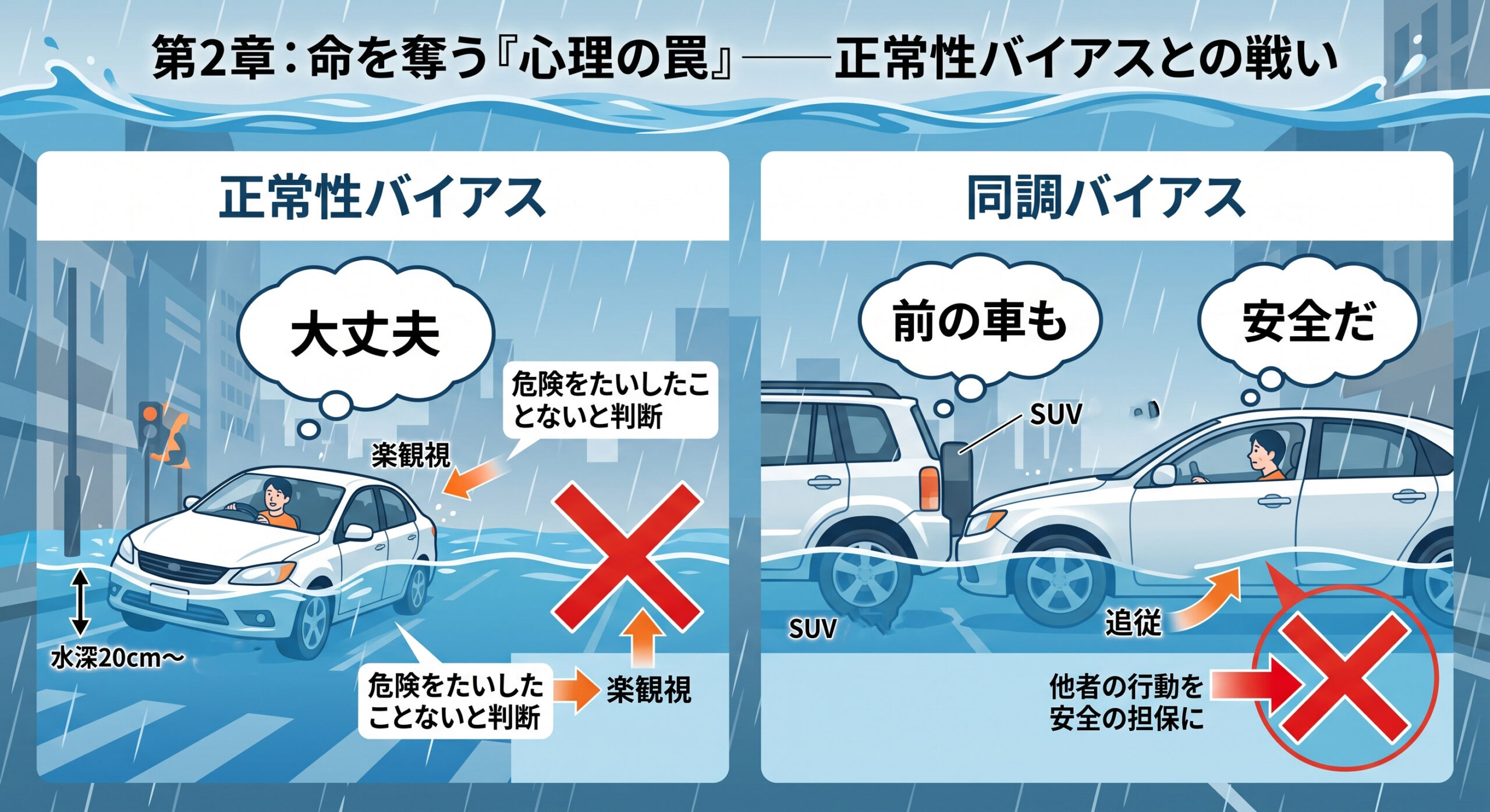 命を奪う「心理の罠」